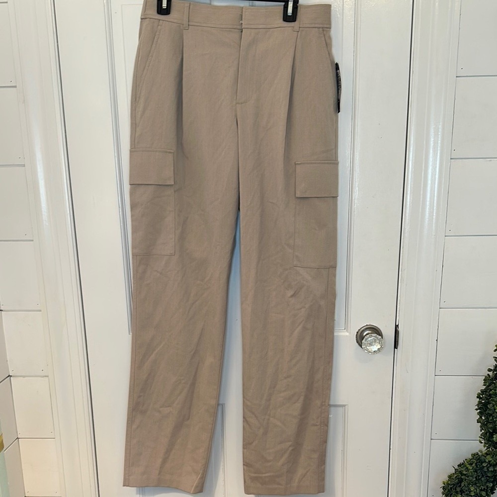 Alfani Khaki Cargo Pants size 32x32 NWT Imperfect